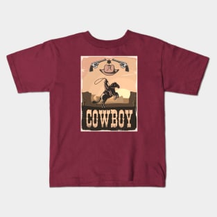 COWBOY - DESERT Kids T-Shirt